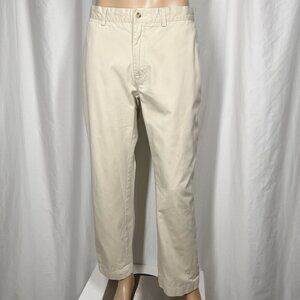 Vintage Polo Ralph Lauren Men's 38WX32L Light Beige Casual Cotton Chino Pants